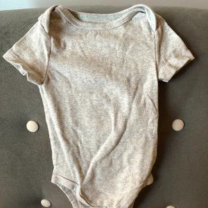 Grey Short Sleeve Onesie